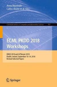 bokomslag ECML PKDD 2018 Workshops