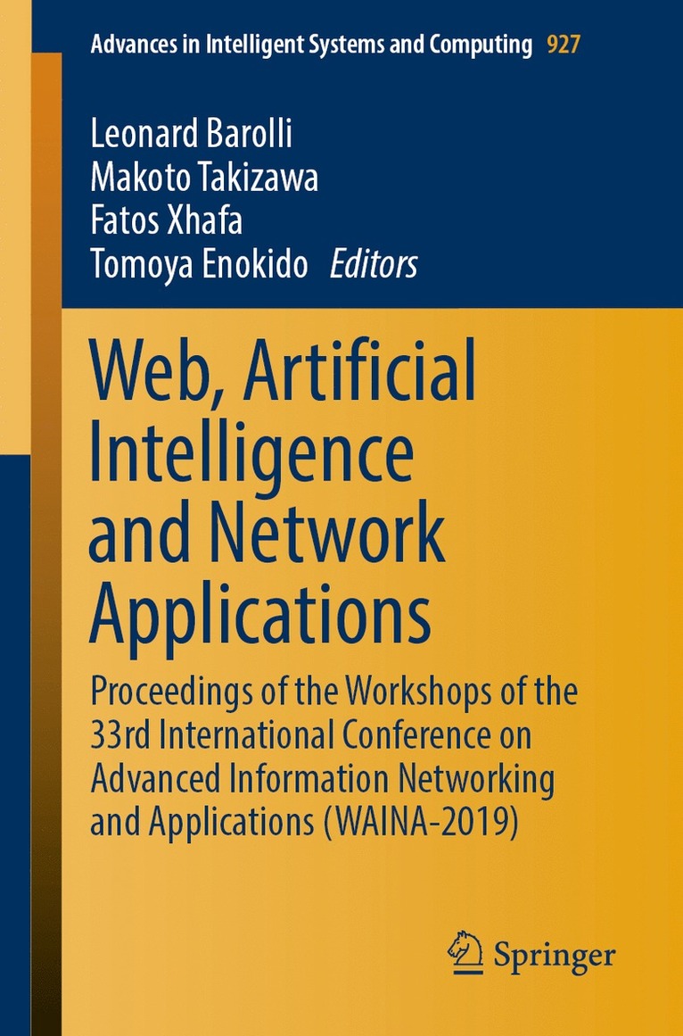 Web, Artificial Intelligence and Network Applications 1