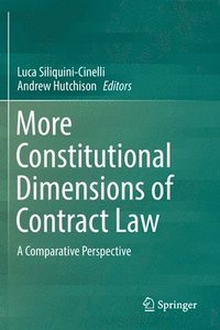 bokomslag More Constitutional Dimensions of Contract Law