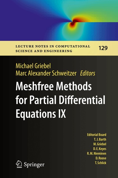 Michael Griebel, Marc Alexander Schweitzer - Meshfree Methods for Partial Differential Equations IX, Inbunden