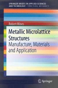 bokomslag Metallic Microlattice Structures