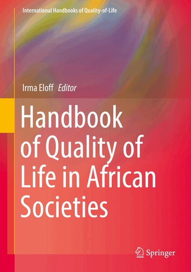 Irma Eloff - Handbook of Quality of Life in African Societies, Inbunden