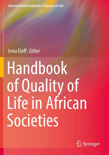 Irma Eloff - Handbook of Quality of Life in African Societies, Häftad