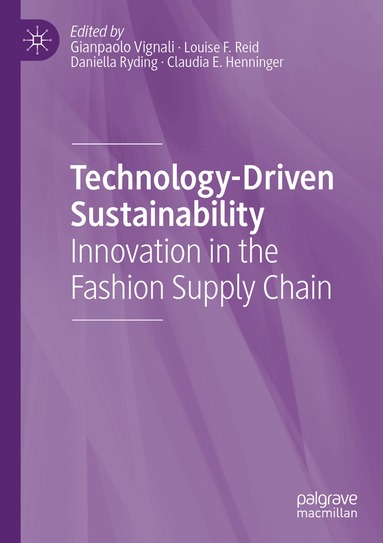 Gianpaolo Vignali, Louise F. Reid, Daniella Ryding, Claudia E. Henninger - Technology-Driven Sustainability, Häftad