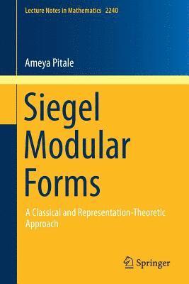 Siegel Modular Forms 1