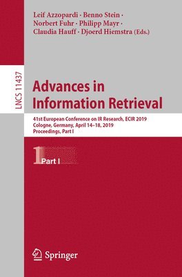 bokomslag Advances in Information Retrieval