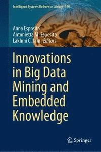 bokomslag Innovations in Big Data Mining and Embedded Knowledge