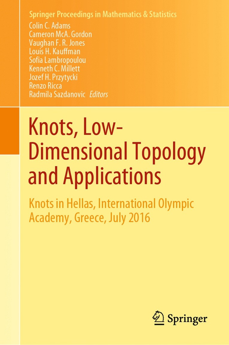 Knots, Low-Dimensional Topology and Applications 1