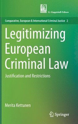 bokomslag Legitimizing European Criminal Law