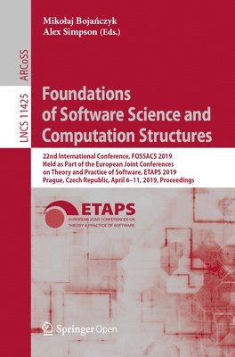 bokomslag Foundations of Software Science and Computation Structures