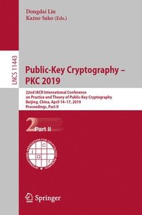 bokomslag Public-Key Cryptography  PKC 2019
