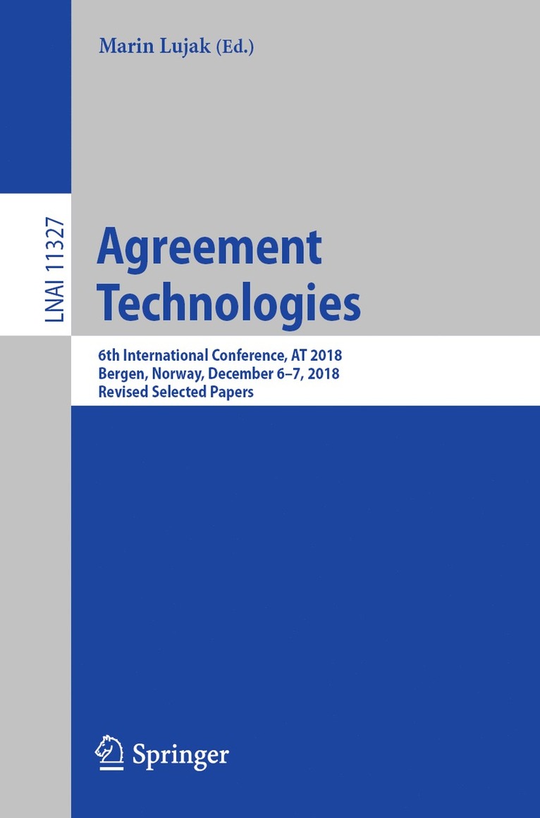 Marin Lujak - Agreement Technologies, Häftad