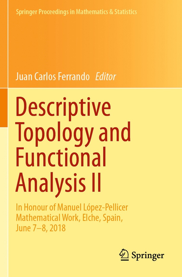 Juan Carlos Ferrando - Descriptive Topology and Functional Analysis II, Häftad