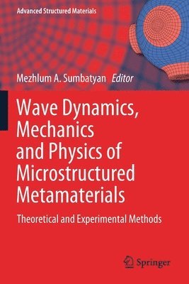 Mezhlum A. Sumbatyan, Mezhlum a. Sumbatyan - Wave Dynamics, Mechanics and Physics of Microstructured Metamaterials, Häftad