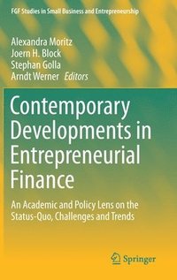 bokomslag Contemporary Developments in Entrepreneurial Finance