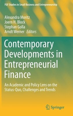 bokomslag Contemporary Developments in Entrepreneurial Finance