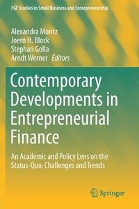 bokomslag Contemporary Developments in Entrepreneurial Finance