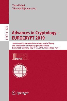 bokomslag Advances in Cryptology - EUROCRYPT 2019