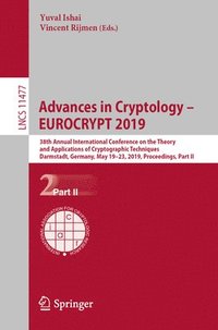 bokomslag Advances in Cryptology  EUROCRYPT 2019