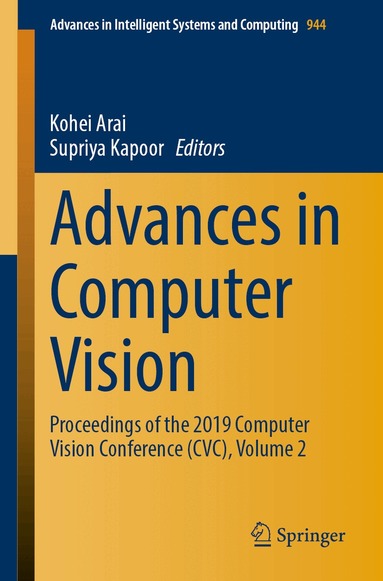 Kohei Arai, Supriya Kapoor - Advances in Computer Vision, Häftad