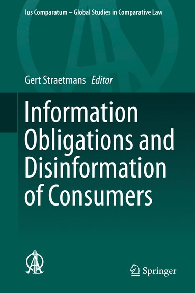 bokomslag Information Obligations and Disinformation of Consumers