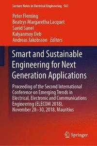bokomslag Smart and Sustainable Engineering for Next Generation Applications