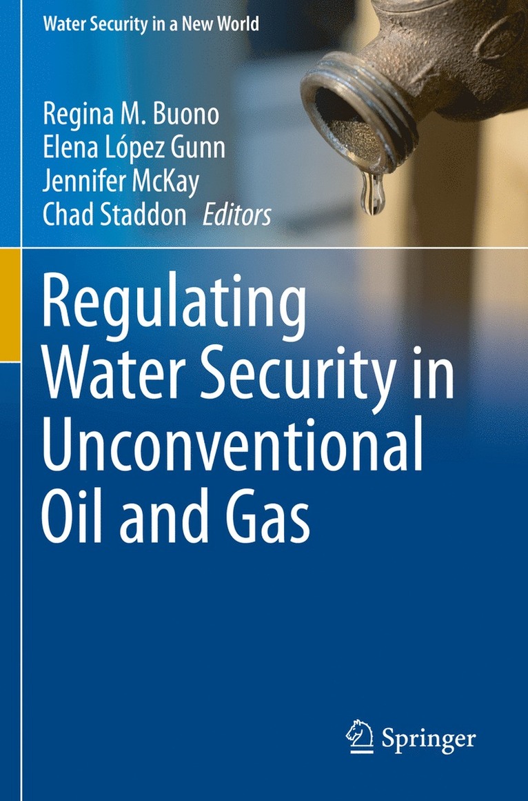 Regina M. Buono, Elena López Gunn, Jennifer McKay, Chad Staddon, Elena Lopez Gunn - Regulating Water Security in Unconventional Oil and Gas, Häftad