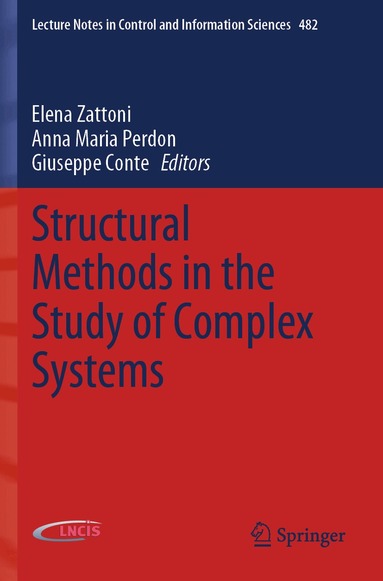 Elena Zattoni, Anna Maria Perdon, Giuseppe Conte - Structural Methods in the Study of Complex Systems, Häftad