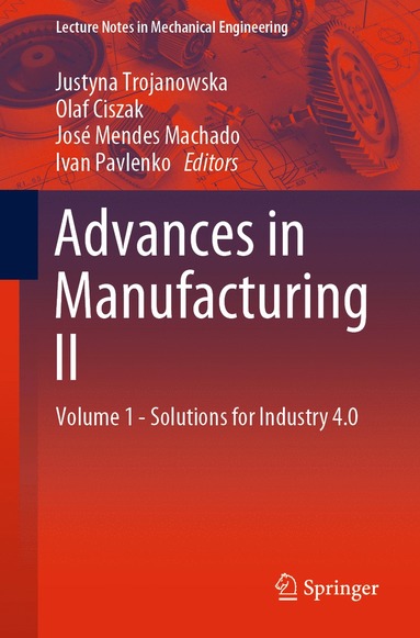 bokomslag Advances in Manufacturing II