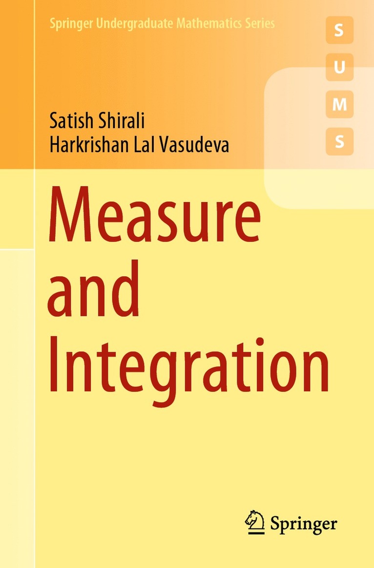 Satish Shirali, Harkrishan Lal Vasudeva - Measure and Integration, Häftad