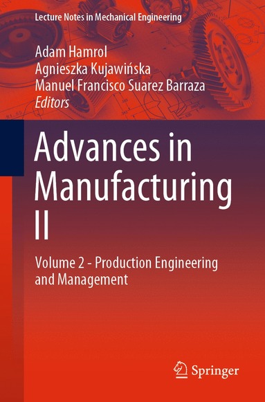 bokomslag Advances in Manufacturing II