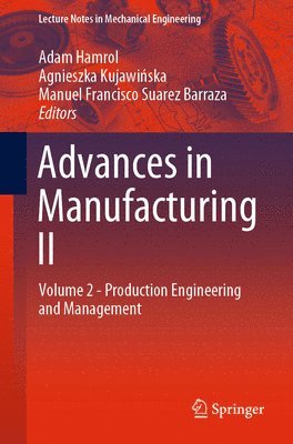 Advances in Manufacturing II 1