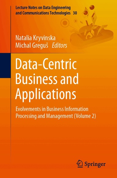 Natalia Kryvinska, Michal Greguš - Data-Centric Business and Applications, Häftad