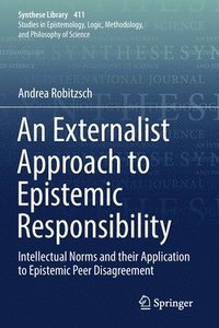 bokomslag An Externalist Approach to Epistemic Responsibility