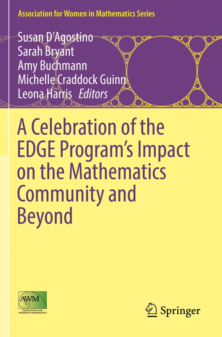 Susan D'Agostino, Sarah Bryant, Amy Buchmann, Michelle Craddock Guinn, Leona Harris - Celebration of the EDGE Program’s Impact on the Mathematics Community and Beyond, Häftad