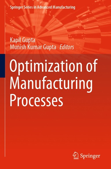 bokomslag Optimization of Manufacturing Processes