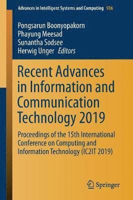 Recent Advances in Information and Communication Technology 2019 1