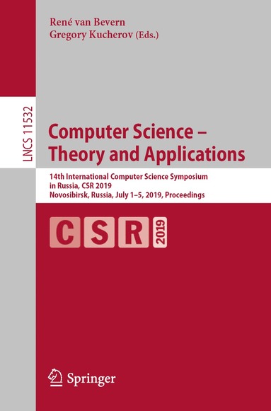 bokomslag Computer Science - Theory and Applications