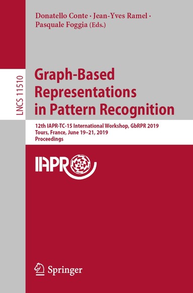 Donatello Conte, Jean-Yves Ramel, Pasquale Foggia - Graph-Based Representations in Pattern Recognition, Häftad