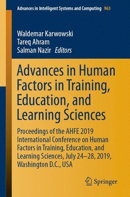 Advances in Human Factors in Training, Education, and Learning Sciences 1