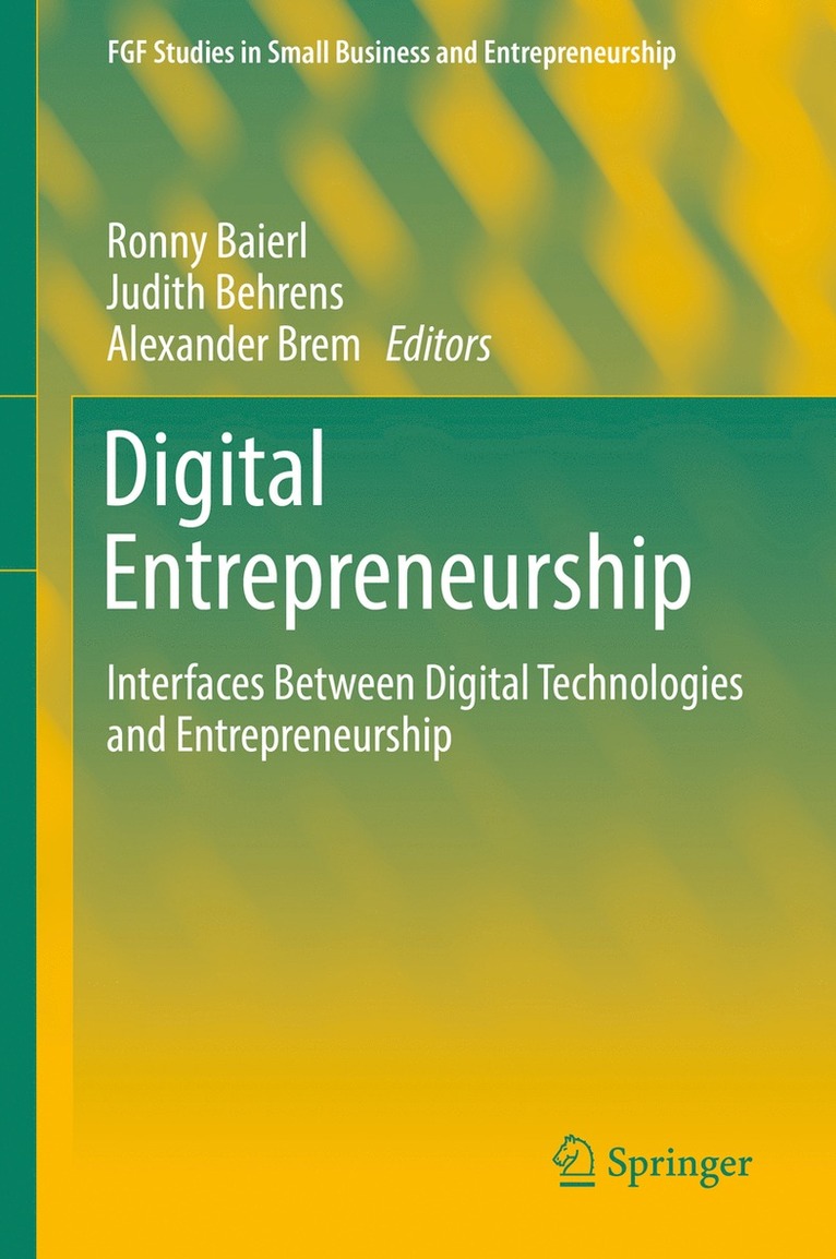 Ronny Baierl, Judith Behrens, Alexander Brem - Digital Entrepreneurship, Inbunden