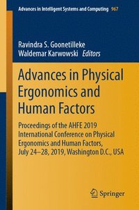 bokomslag Advances in Physical Ergonomics and Human Factors