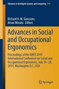 bokomslag Advances in Social and Occupational Ergonomics
