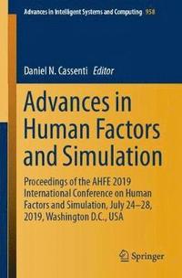 bokomslag Advances in Human Factors and Simulation