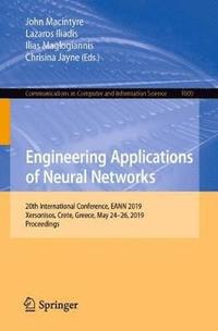 bokomslag Engineering Applications of Neural Networks