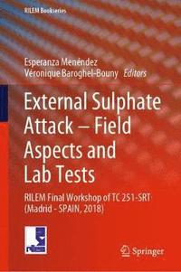 bokomslag External Sulphate Attack  Field Aspects and Lab Tests