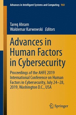 bokomslag Advances in Human Factors in Cybersecurity