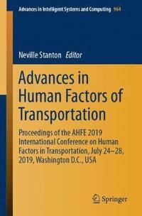 bokomslag Advances in Human Factors of Transportation
