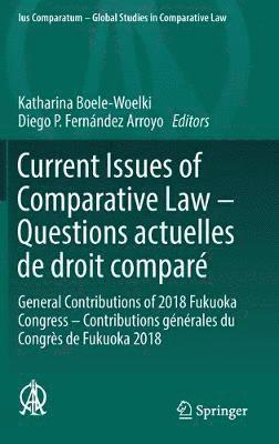 Current Issues of Comparative Law  Questions actuelles de droit compar 1