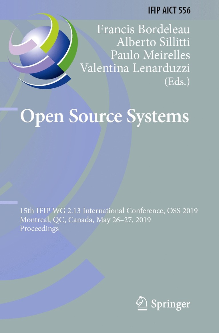 Francis Bordeleau, Alberto Sillitti, Paulo Meirelles, Valentina Lenarduzzi - Open Source Systems, Häftad